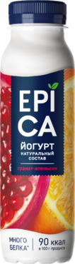 Йогурт питьевой 2.5% «Epica» Гранат-апельсин, 260 г Йогурт питьевой 2.5% «Epica» Гранат-апельсин, 260 г