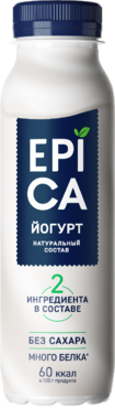 Йогурт питьевой 2.9% «Epica» Натуральный, 260 г Йогурт питьевой 2.9% «Epica» Натуральный, 260 г