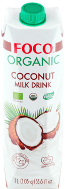 Кокосовый молочный напиток «FOCO» Organic, 1 л Кокосовый молочный напиток «FOCO» Organic, 1 л