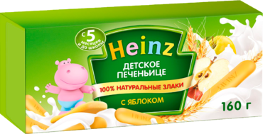 Печенье детское «Heinz» с яблоком, 160 г Печенье детское «Heinz» с яблоком, 160 г