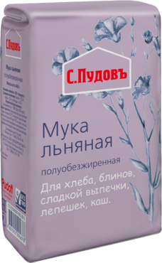 Мука «С.Пудовъ» льняная, 400 г Мука «С.Пудовъ» льняная, 400 г