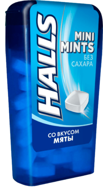 Освежающие конфеты «Halls» Mini Mints, 12 г Освежающие конфеты «Halls» Mini Mints, 12 г