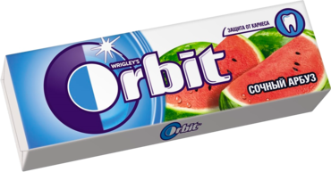 Жевательная резинка «Orbit» Сочный арбуз, 13 г Жевательная резинка «Orbit» Сочный арбуз, 13 г