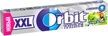 Жевательная резинка «Orbit» XXL, Сочное яблоко, 20 г Жевательная резинка «Orbit» XXL, Сочное яблоко, 20 г