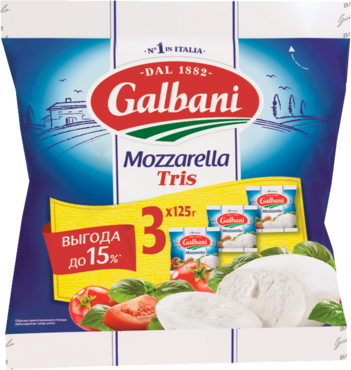 Сыр 45% «Galbani» Моцарелла, 375 г Сыр 45% «Galbani» Моцарелла, 375 г