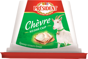 Сыр 65% «PRESIDENT» Crème de Chèvre, козий, 140 г Сыр 65% «PRESIDENT» Crème de Chèvre, козий, 140 г