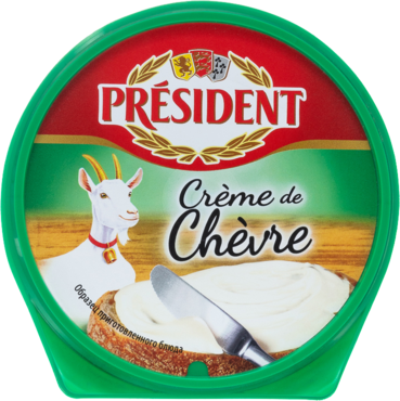 Сыр плавленый 50% «PRESIDENT» Creme De Chevre, 125 г Сыр плавленый 50% «PRESIDENT» Creme De Chevre, 125 г