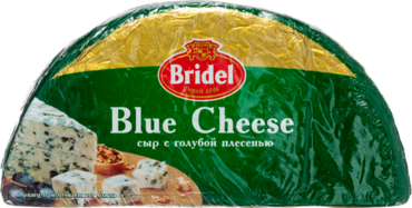Сыр 51% «Bridel» Blue Cheese, с голубой плесенью, 2шт. Сыр 51% «Bridel» Blue Cheese, с голубой плесенью, 2шт.
