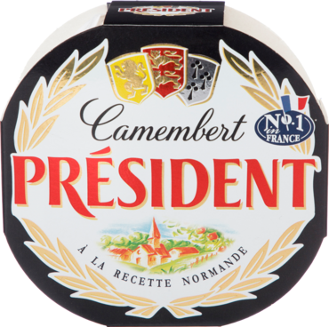 Сыр 45% «PRESIDENT» Camembert с белой плесенью, 125 г Сыр 45% «PRESIDENT» Camembert с белой плесенью, 125 г