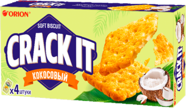 Печенье «CRACK IT» Кокосовое, затяжное, 72 г Печенье «CRACK IT» Кокосовое, затяжное, 72 г