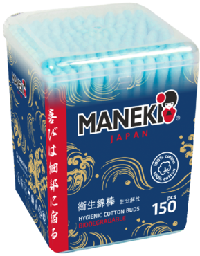 Ватные палочки «Maneki» Океан, 150шт Ватные палочки «Maneki» Океан, 150шт