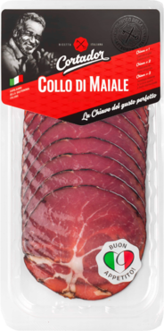 Свинина Collo di Maiale, сыровяленая, 80 г Свинина Collo di Maiale, сыровяленая, 80 г