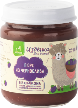 Пюре «ВкусВилл» из чернослива, 100 г Пюре «ВкусВилл» из чернослива, 100 г