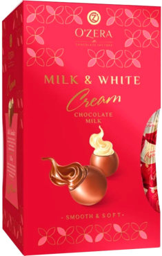 Шоколадные конфеты «OZera» Milk & White Cream, 200 г Шоколадные конфеты «OZera» Milk & White Cream, 200 г