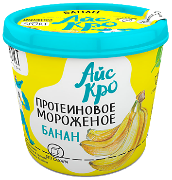 Протеиновое мороженое «АйсКро» Банан, 75 г