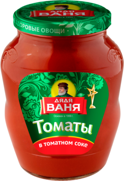 Томаты «Дядя Ваня» в томатном соке, 680 г Томаты «Дядя Ваня» в томатном соке, 680 г