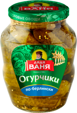 Огурцы «Дядя Ваня» по-берлински, 680 г Огурцы «Дядя Ваня» по-берлински, 680 г
