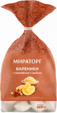 Вареники «Мираторг» с картофелем и грибами, 600 г Вареники «Мираторг» с картофелем и грибами, 600 г