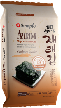 Морская капуста «Ачим» сушеная, со вкусом барбекю, 5 г Морская капуста «Ачим» сушеная, со вкусом барбекю, 5 г