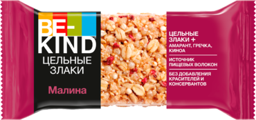 Злаковый батончик «BE-KIND» Малина, 30 г Злаковый батончик «BE-KIND» Малина, 30 г
