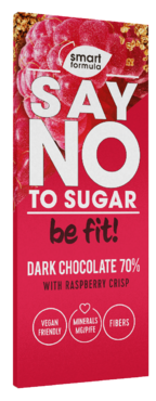 Шоколад «Smart Formula» Dark with raspberry crisp, 90 г Шоколад «Smart Formula» Dark with raspberry crisp, 90 г
