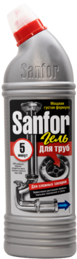 Средство «Sanfor» для прочистки труб, 750 г Средство «Sanfor» для прочистки труб, 750 г