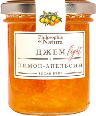 Джем «Philosophia de Natura» Лимон-апельсин, 180 г Джем «Philosophia de Natura» Лимон-апельсин, 180 г