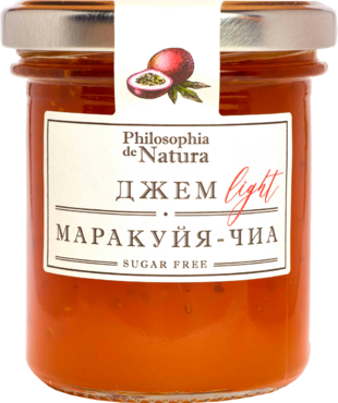 Джем «Philosophia de Natura» Маракуйя-Чиа, 180 г Джем «Philosophia de Natura» Маракуйя-Чиа, 180 г