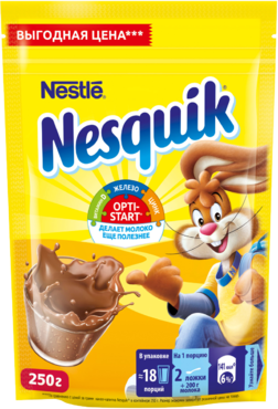 Какао «Nesquik» с витаминами и минералами, 250 г Какао «Nesquik» с витаминами и минералами, 250 г
