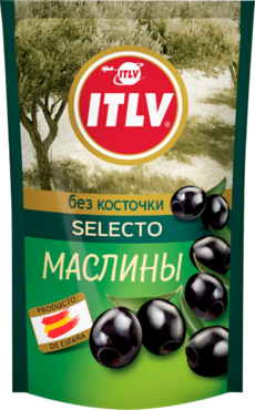 Маслины «ITLV» Selecto, без косточки, 170 г Маслины «ITLV» Selecto, без косточки, 170 г