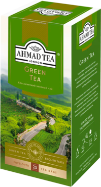 Чай зеленый «Ahmad Tea» 25 пакетиков Чай зеленый «Ahmad Tea» 25 пакетиков