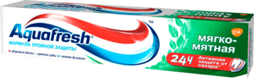 Зубная паста «Aquafresh» мягко-мятная, 100 мл Зубная паста «Aquafresh» мягко-мятная, 100 мл