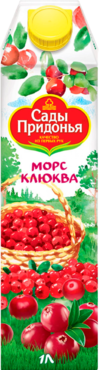 Морс «Сады Придонья» Клюквенный, 1 л Морс «Сады Придонья» Клюквенный, 1 л