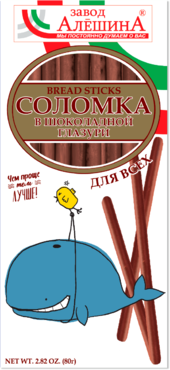 Соломка «Завод Алёшина» в шоколадной глазури, 80 г Соломка «Завод Алёшина» в шоколадной глазури, 80 г