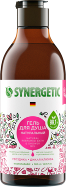 Гель для душа «SYNERGETIC» Гвоздика и дикая клюква, 380 мл Гель для душа «SYNERGETIC» Гвоздика и дикая клюква, 380 мл