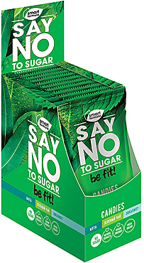«Smart Formula», карамель без сахара Say no to sugar, мята, зелёный чай, эвкалипт, 60 г