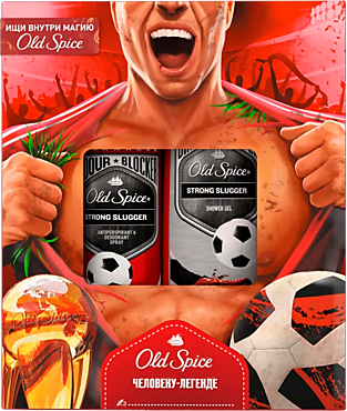 Набор «Old Spice» Captain, шампунь-гель для душа и дезодорант