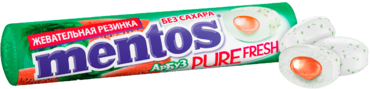Жевательная резинка «Mentos» Pure Fresh Арбуз, 15 г Жевательная резинка «Mentos» Pure Fresh Арбуз, 15 г