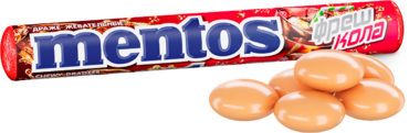 Драже жевательное «Mentos» Кола, 37 г Драже жевательное «Mentos» Кола, 37 г