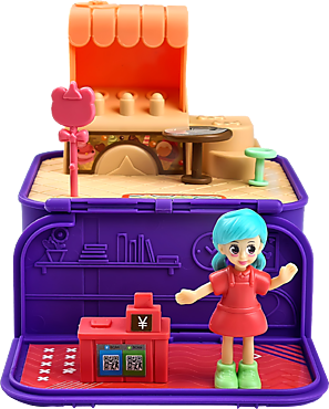 Кукольный домик - сюрприз Little Corner с куколкой, в подарочной упаковке (видео)