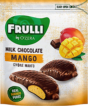 «OZera», конфеты Frulli суфле манго в шоколаде, 125 г
