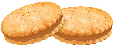 Крекер сэндвич с арахисовой пастой (коробка 3,2 кг)