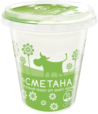 Сметана, 10%, 350 г Сметана, 10%, 350 г