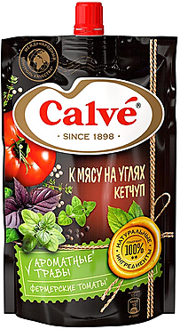 «Calve», кетчуп «К мясу на углях», 350 г