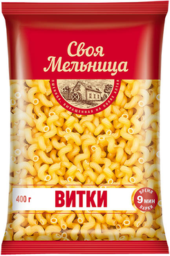 «Своя Мельница», макаронные изделия «Витки», 400 г «Своя Мельница», макаронные изделия «Витки», 400 г