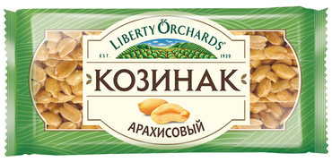 «Liberty Orchards», козинак арахисовый, 150 г «Liberty Orchards», козинак арахисовый, 150 г