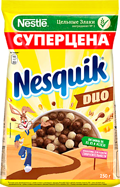 Шоколадные шарики «Nesquik» DUO, 250 г