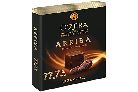 «OЗera», шоколад Arriba, содержание какао 77,7%, 90 г
