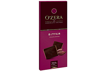 «OЗera», шоколад горький  Bitter, 90 г