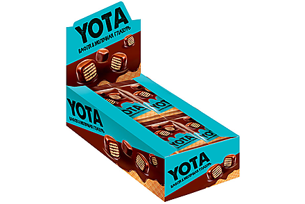 «Yota», драже вафля в молочно-шоколадной глазури, 40 г